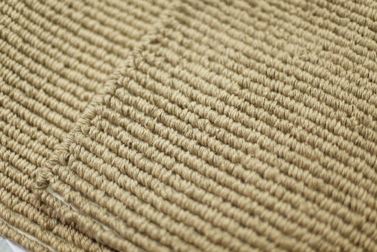 麻の絨毯